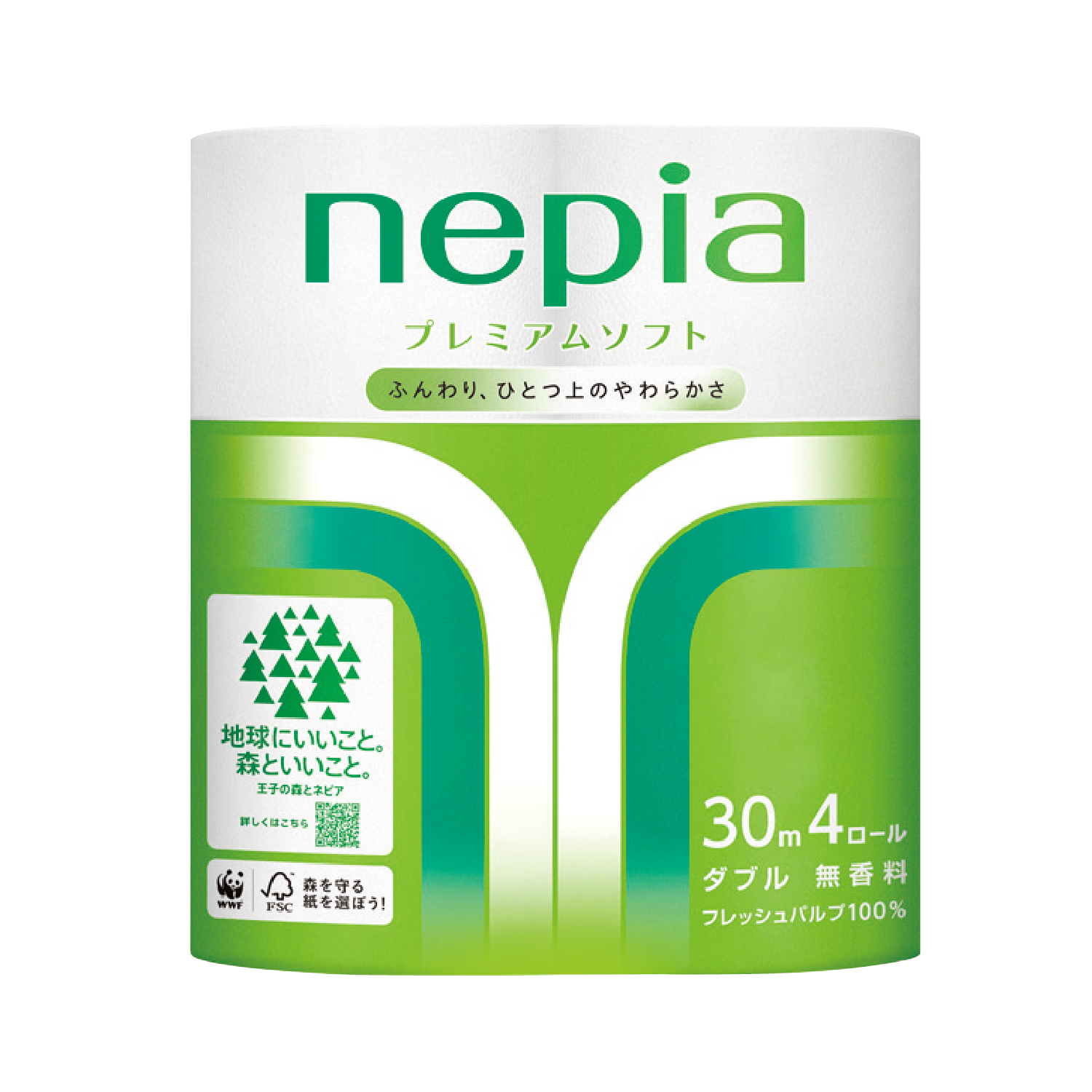 ネピア プレミアムソフトトイレットロール4ロール ダブル