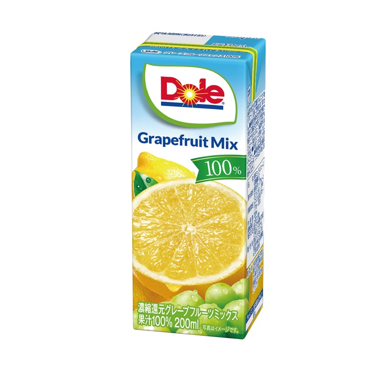 Dole100%パックジュース グレープフルーツミックス