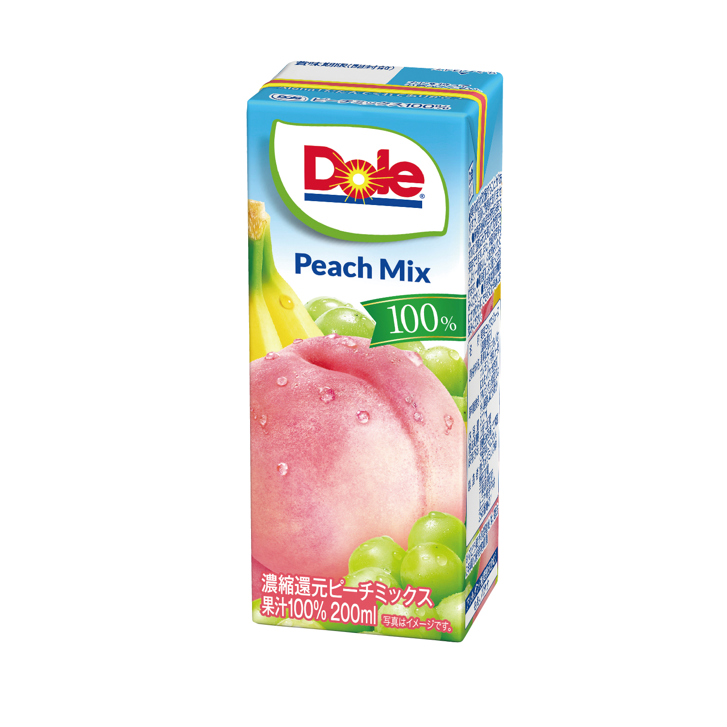 Dole100%パックジュース ピーチフルーツミックス