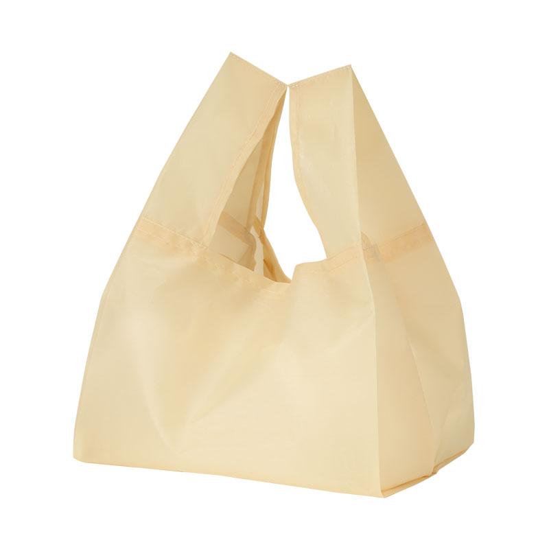 カラモ たっぷりマチのコンビニエコバッグ ベージュ