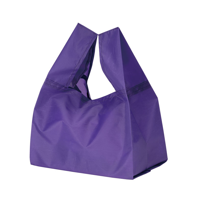 カラモ たっぷりマチのコンビニエコバッグ パープル