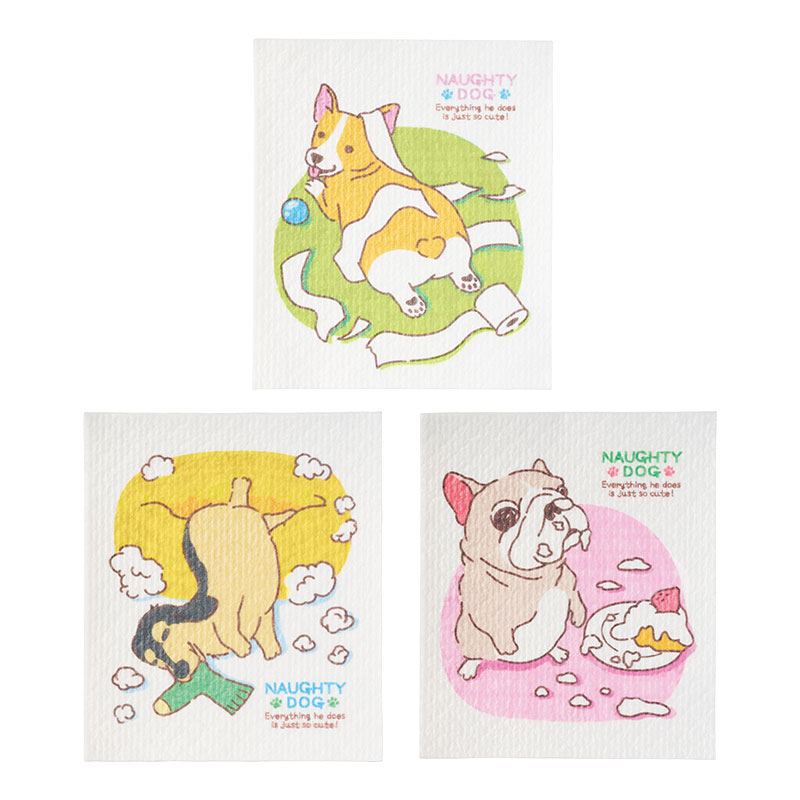 いたずらわんこ 超吸水！ecoふきん