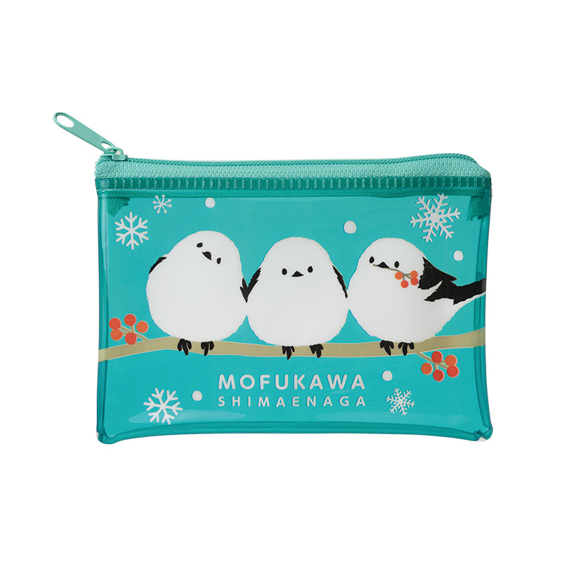 もふかわシマエナガ ミニウォレットポーチ