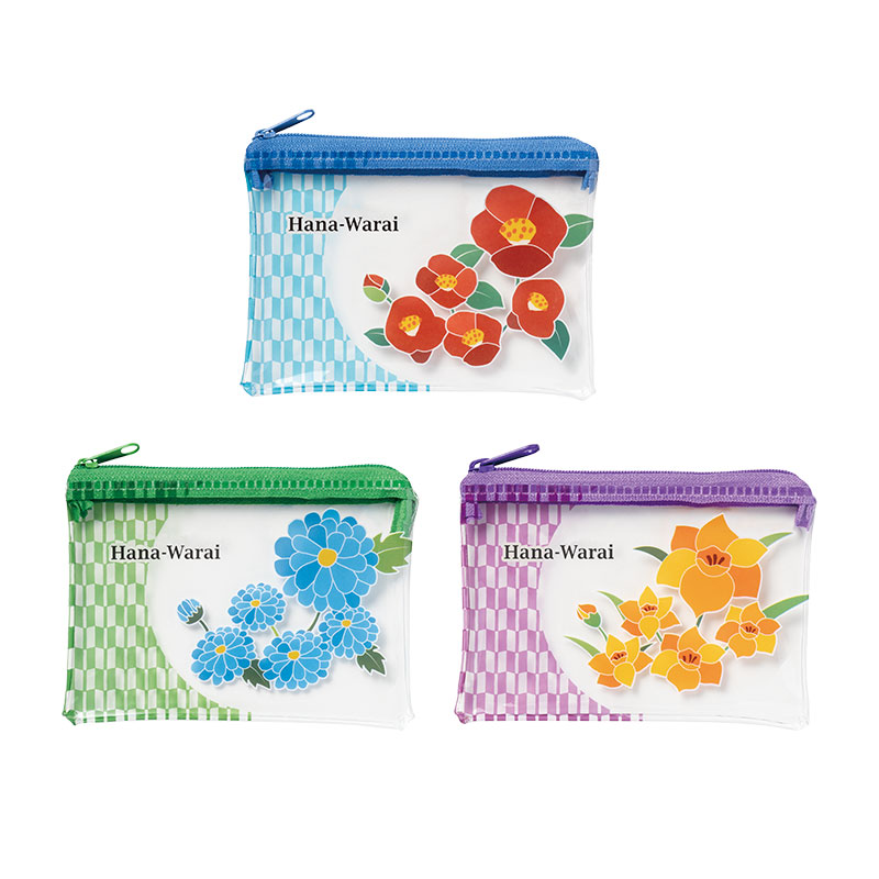 はなわらい ミニウォレットポーチ