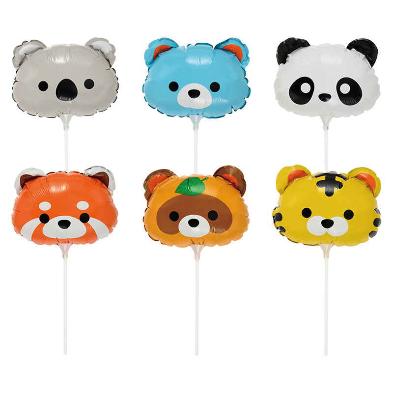 アニマルフェイスなスティックバルーン
