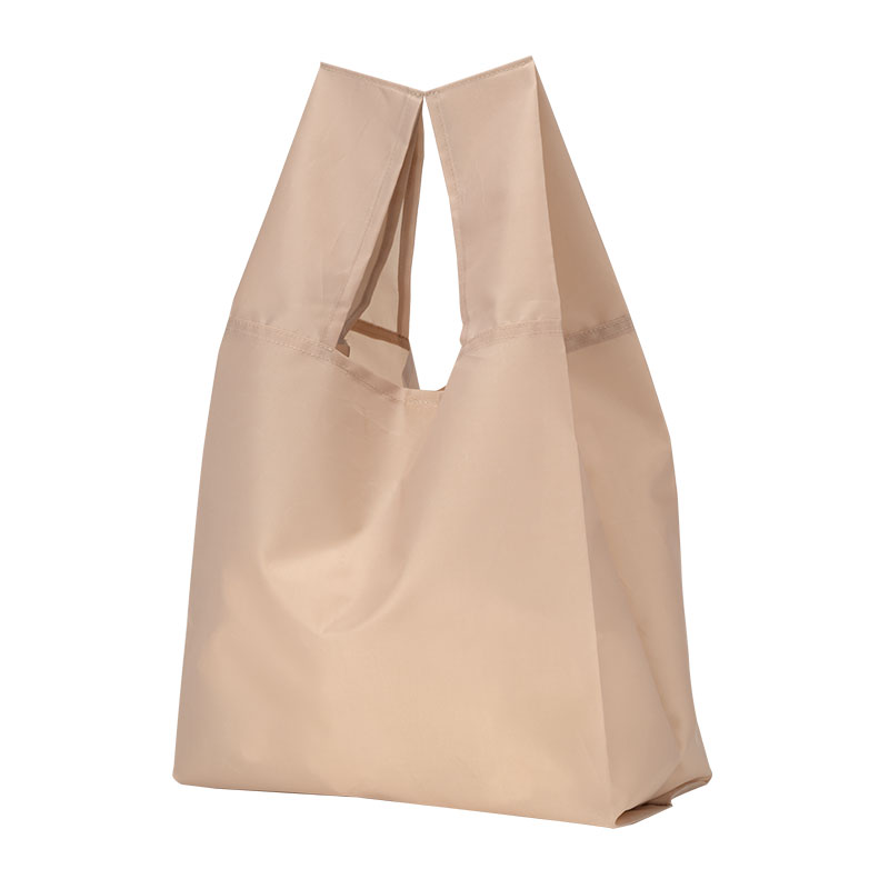 リライブ 100%再生PETクルクルたためるエコバッグ ベージュ