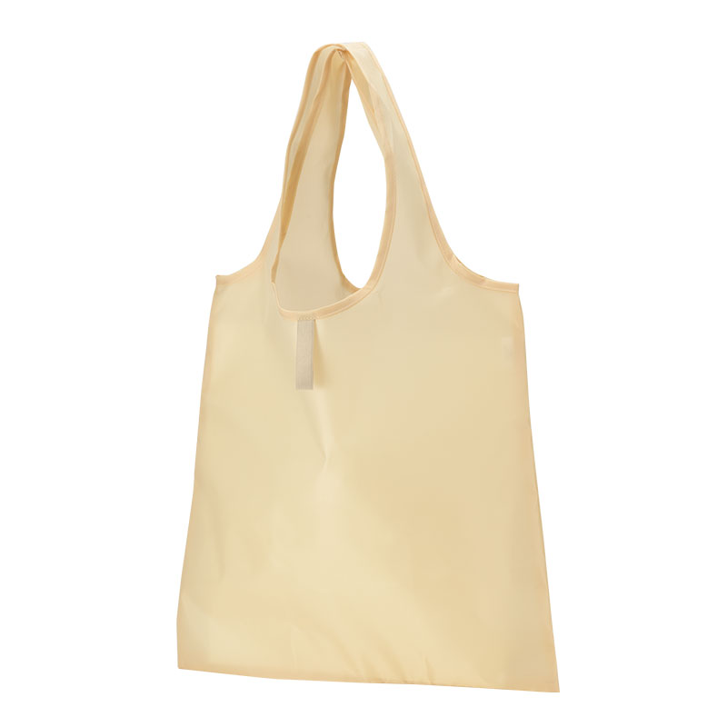 カラモ たためるフラットビッグエコバッグ ベージュ