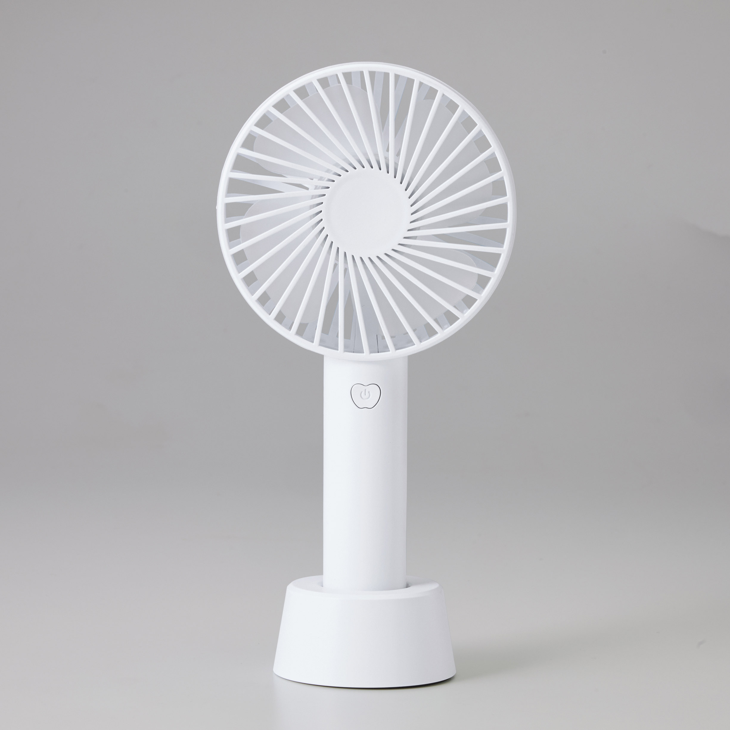 オル／USB充電式ハンディファン　ホワイト