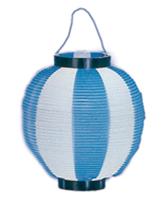 ポリ提灯中ニ色(7寸)水/白