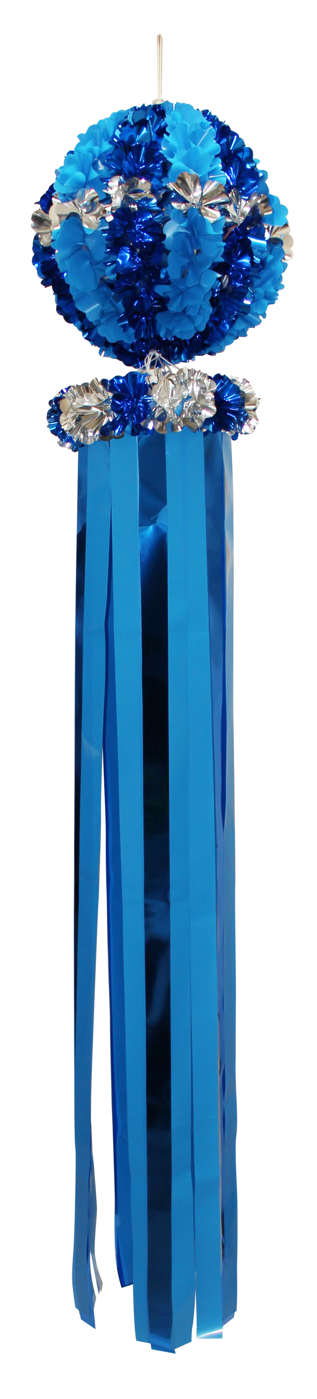 デラックスくす玉吹き流し ブルー