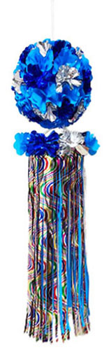 ZETウェーブくす玉吹き流し ブルー