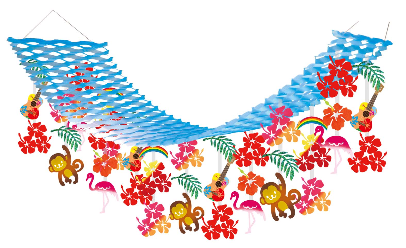 トロピカルモンキープリーツハンガー