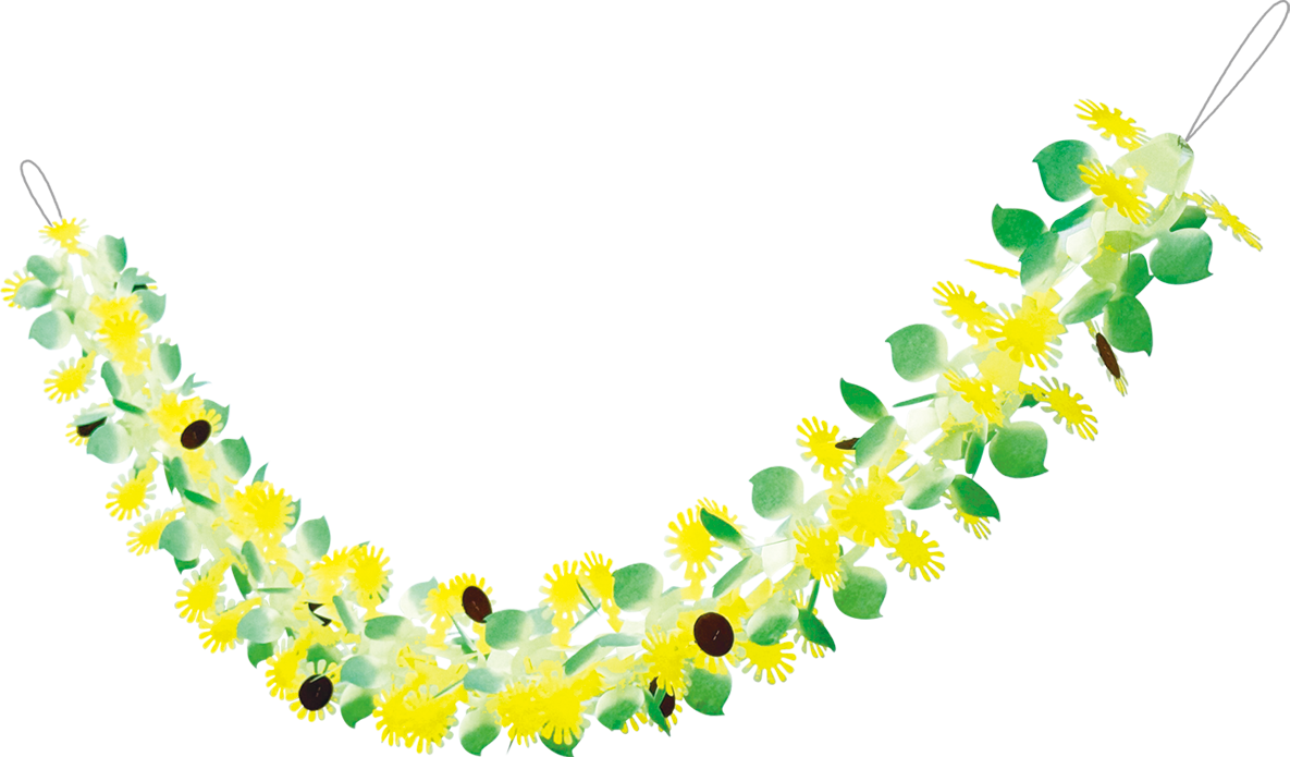 20段ヒマワリリーフガーランド