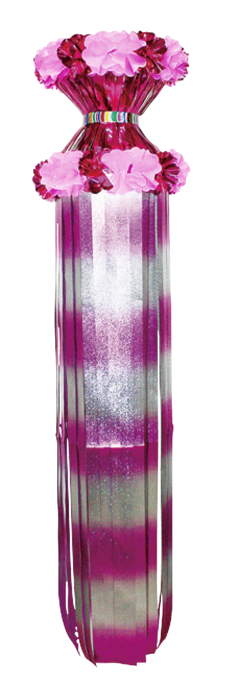 さざ波つづみ吹き流し ピンク