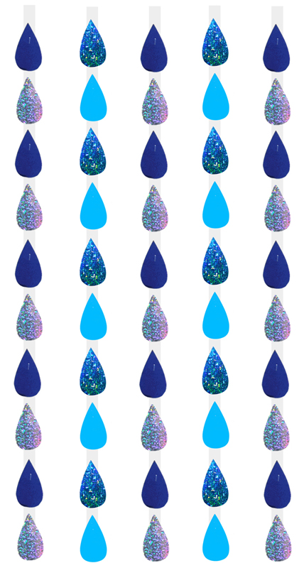 キラキラしずくコード 5本セット