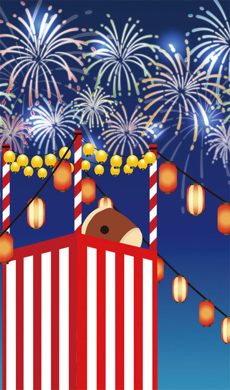 フォトバックシート 祭