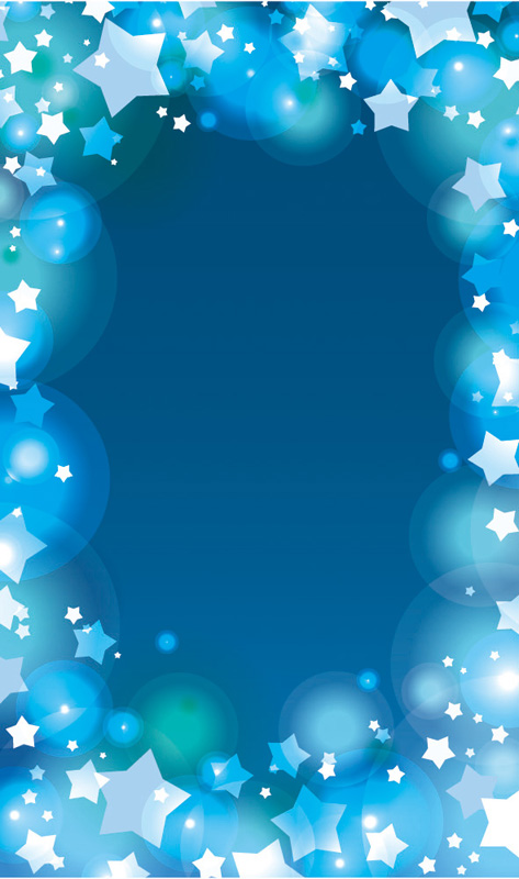 フォトバックシート 星フレーム