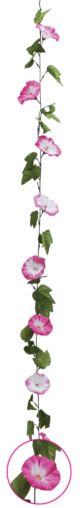 朝顔ガーランド ピンク