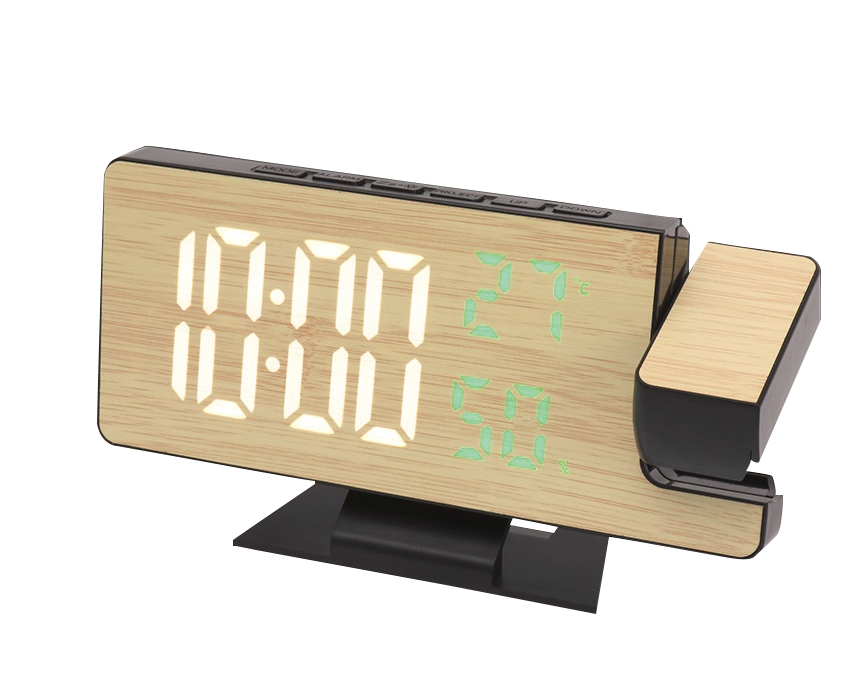 プロジェクタークロック　ウッド