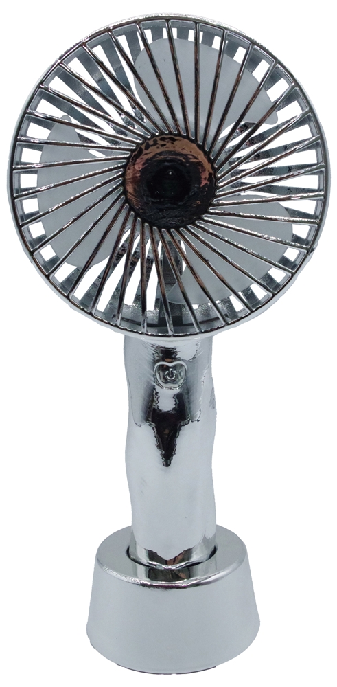 充電式ＯｌｕハンディファンＷａｖｙ１台（メタリックシルバー）