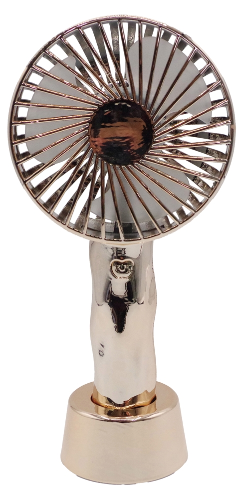 充電式ＯｌｕハンディファンＷａｖｙ１台（ピンクゴールド）