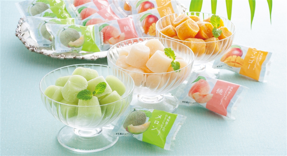 岡山　果物屋さんのひとくちシャーベット