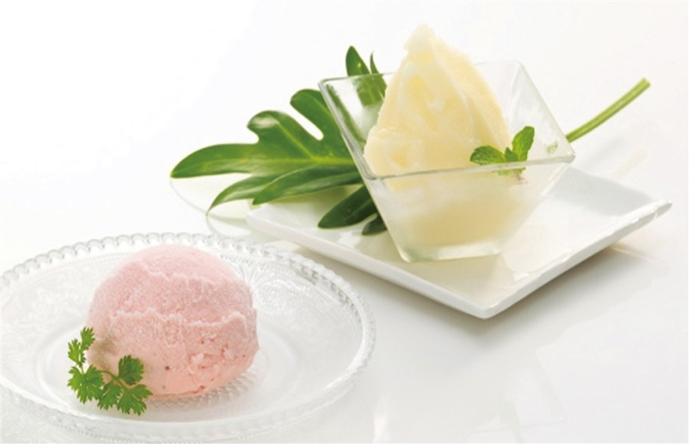 新潟ル　レクチエシャーベット＆越後姫アイスクリーム詰合せ