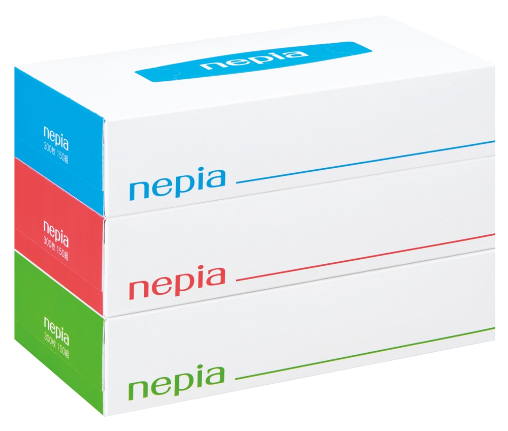 ネピアティシュ１５０Ｗ３個組