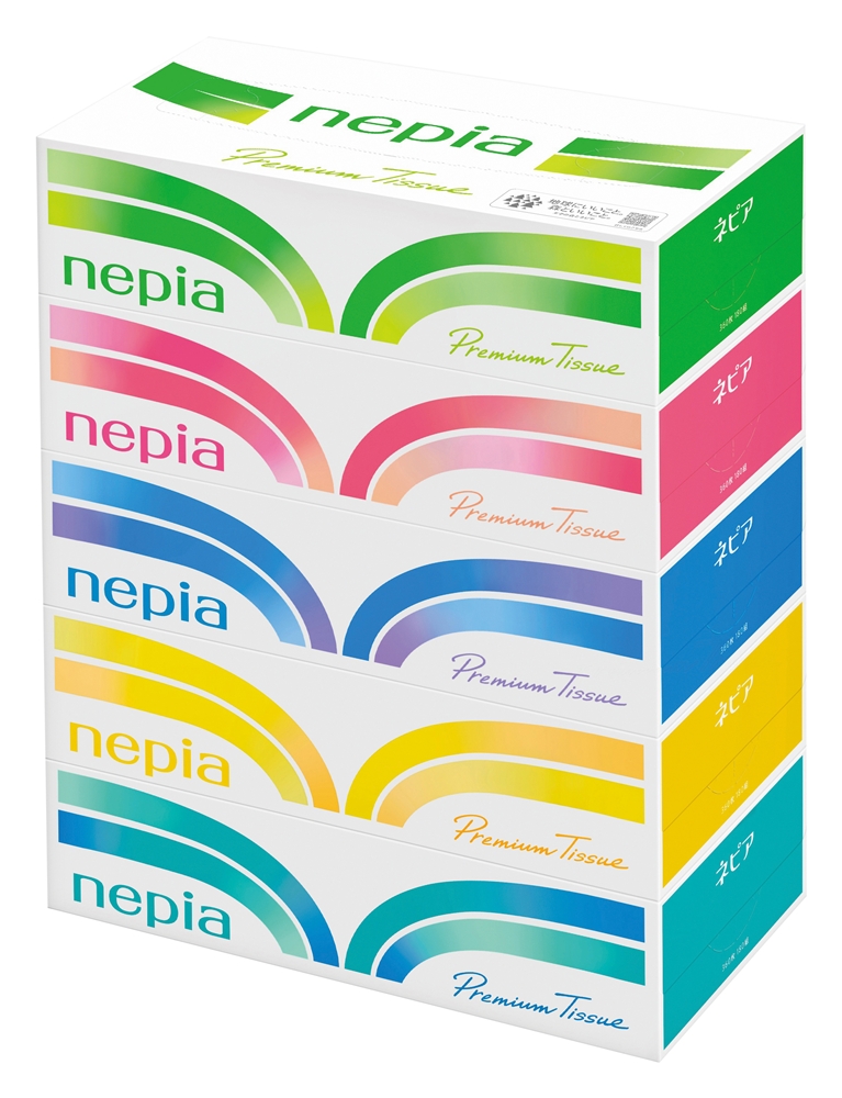ネピアプレミアムティシュ180W5個組