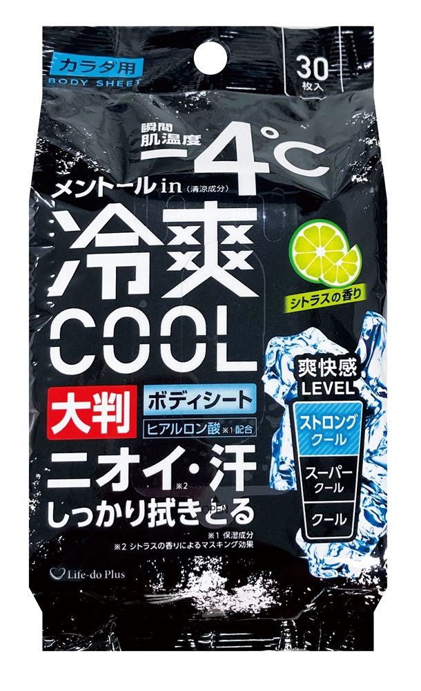 冷爽COOLボディシート大判３０枚