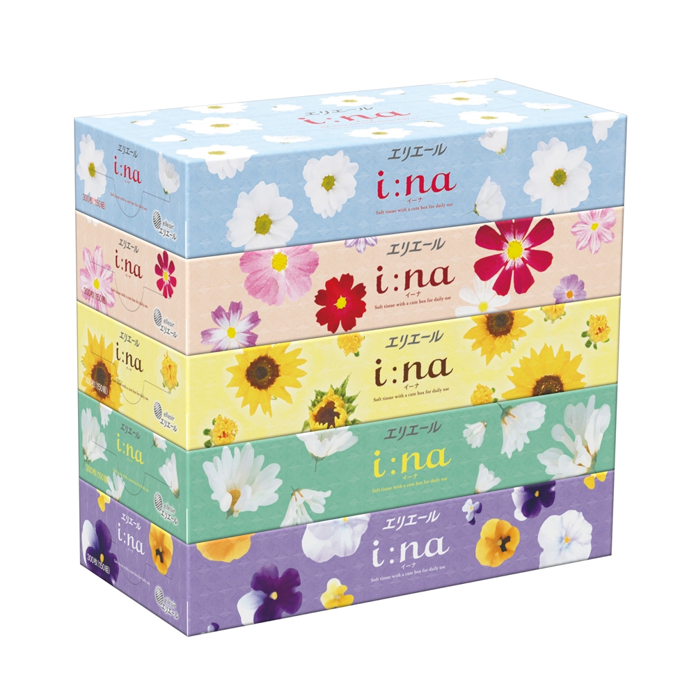 エリエールイーナティシュー１５０Ｗ５個組