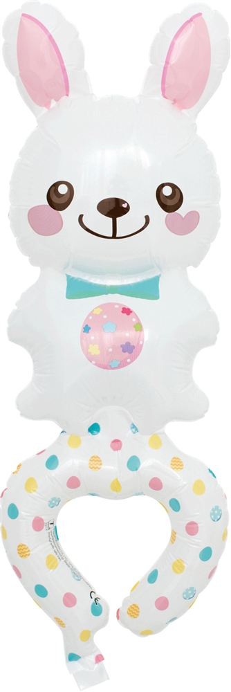 うでピタバルーン１個（ホワイトバニー）