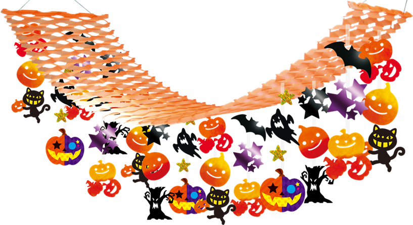 おばけハロウィンプリーツハンガー