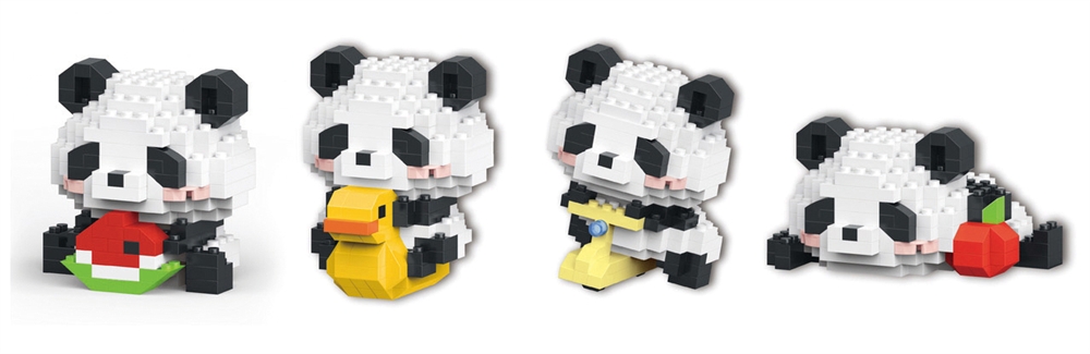 組立ブロック　PANDA100％