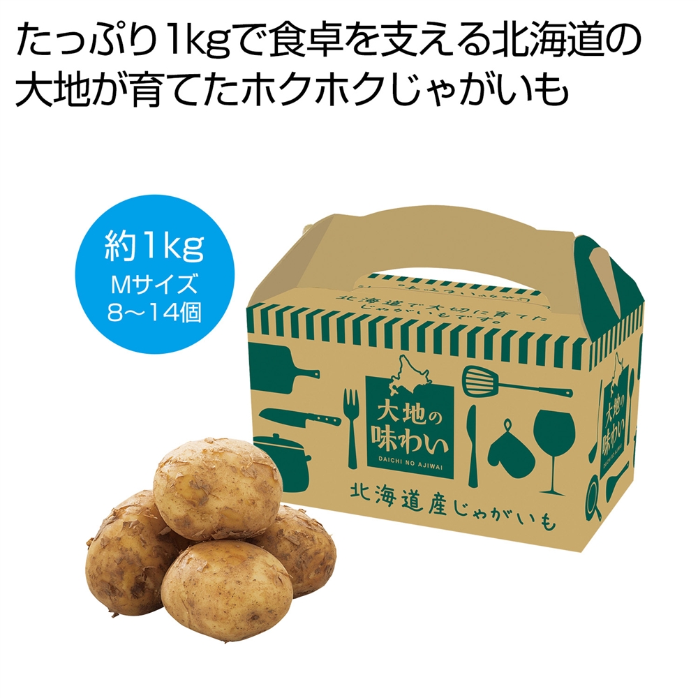 大地の味わい　北海道産じゃがいも１ｋｇ