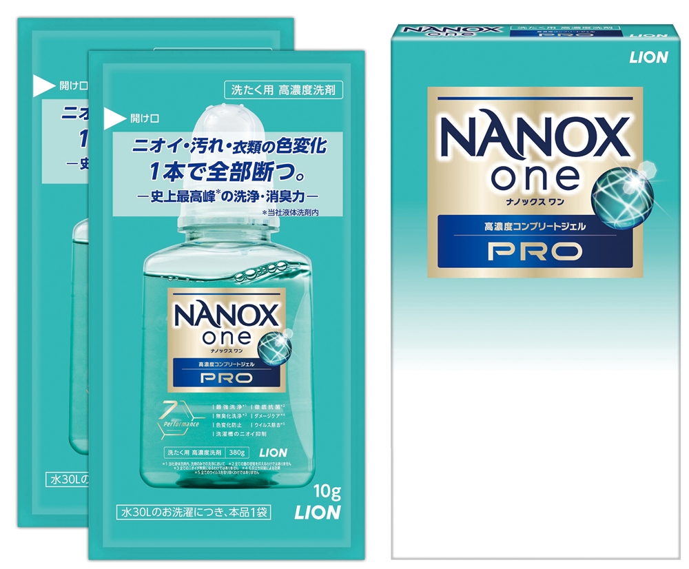 ※【ＬＩＯＮ１０カートン】ＮＡＮＯＸ　ｏｎｅ　ＰＲＯ１０ｇ×２袋