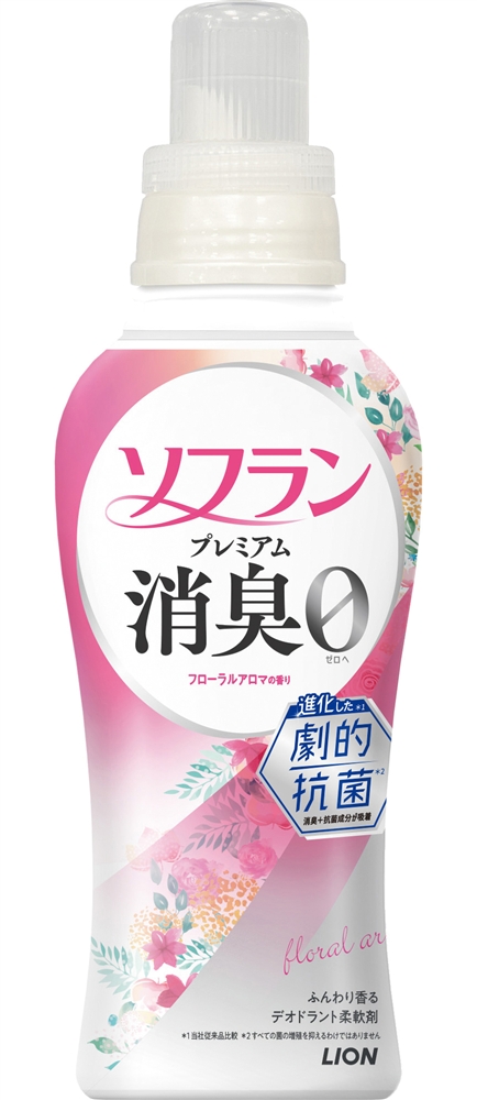 ※【ＬＩＯＮ１０カートン】ソフランプレミアム消臭480ｇ（フローラルアロマの香り）