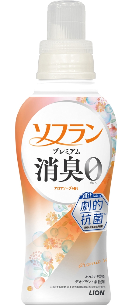 ※【ＬＩＯＮ１０カートン】ソフランプレミアム消臭480ｇ（アロマソープの香り）