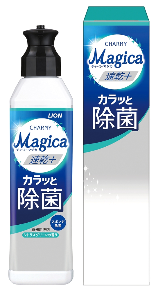 【ＬＩＯＮ１カートン】ＣＨＡＲＭＹＭａｇｉｃａ220ml（速乾+カラッと除菌シトラスグリーンの香り）箱入