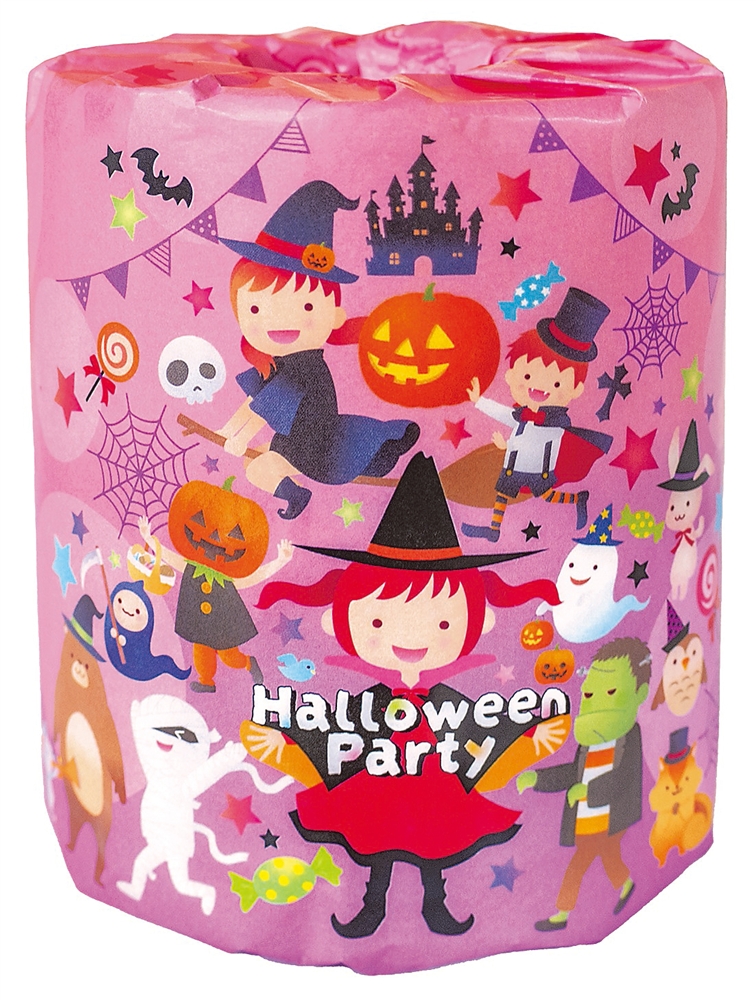 ハロウィンパーティートイレットプリントロールダブル（30ｍ）