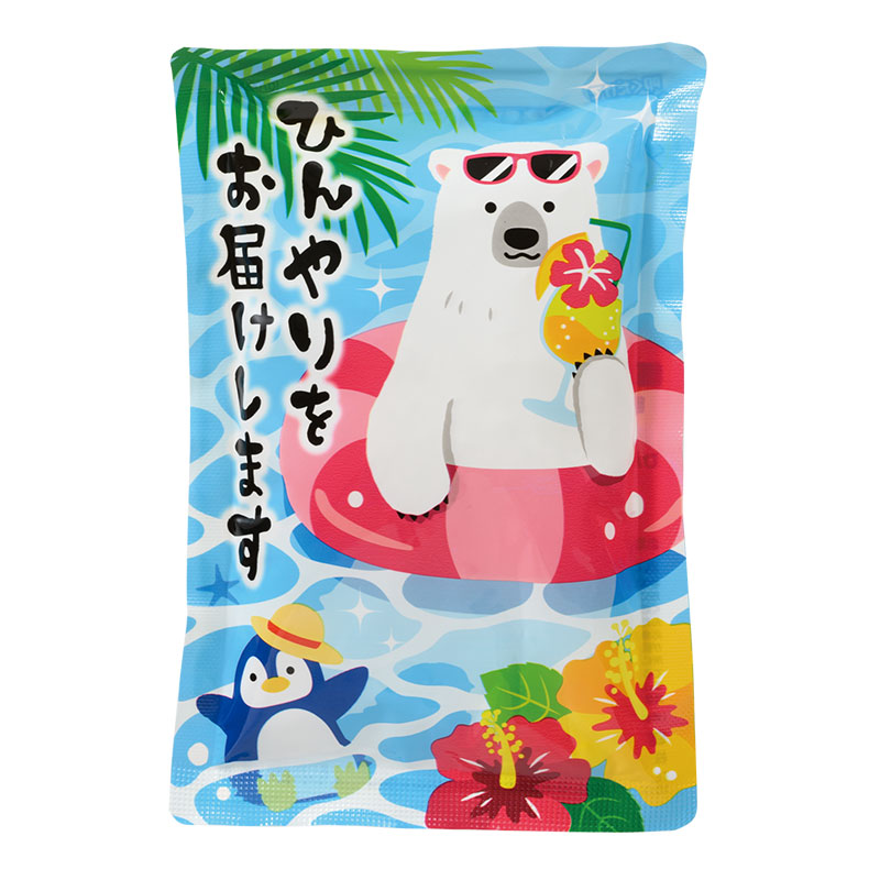 ひんやりをお届け しろくまくんの瞬間冷却パンチパック