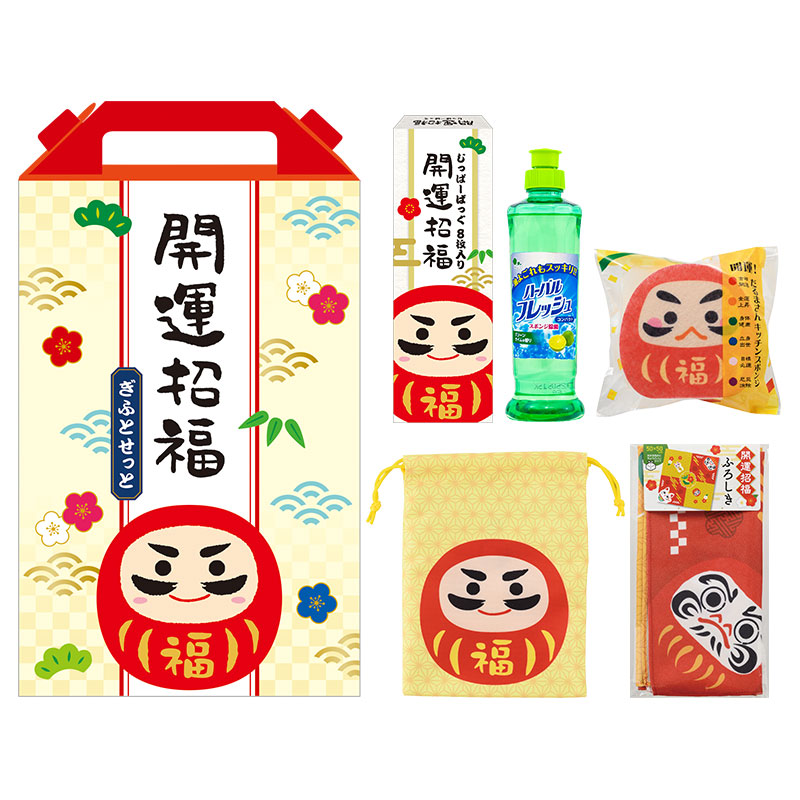 開運招福 だるまさんギフト5点セット HZB8