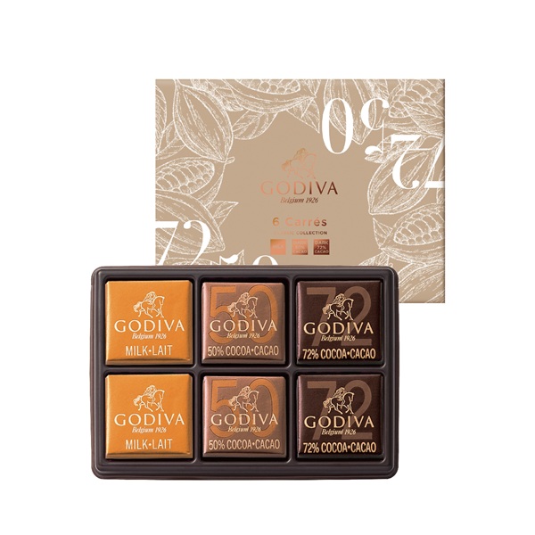 GODIVA カレ アソートメント6枚入