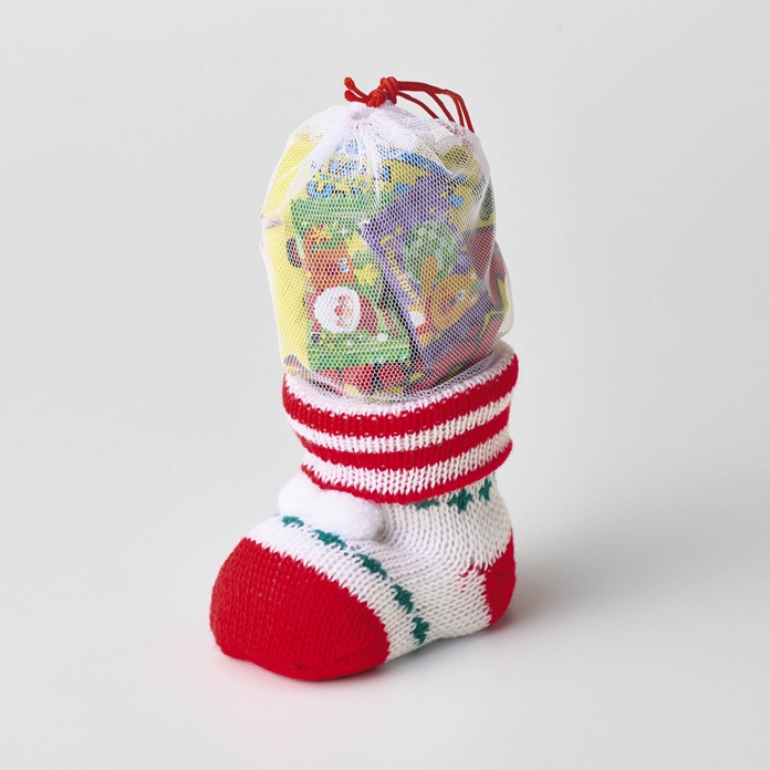 クリスマスミニニットブーツ