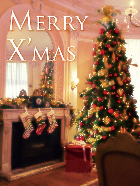 バックスクリーンシート ホームクリスマス
