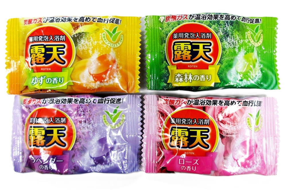 薬用発泡入浴剤 露天40g1個