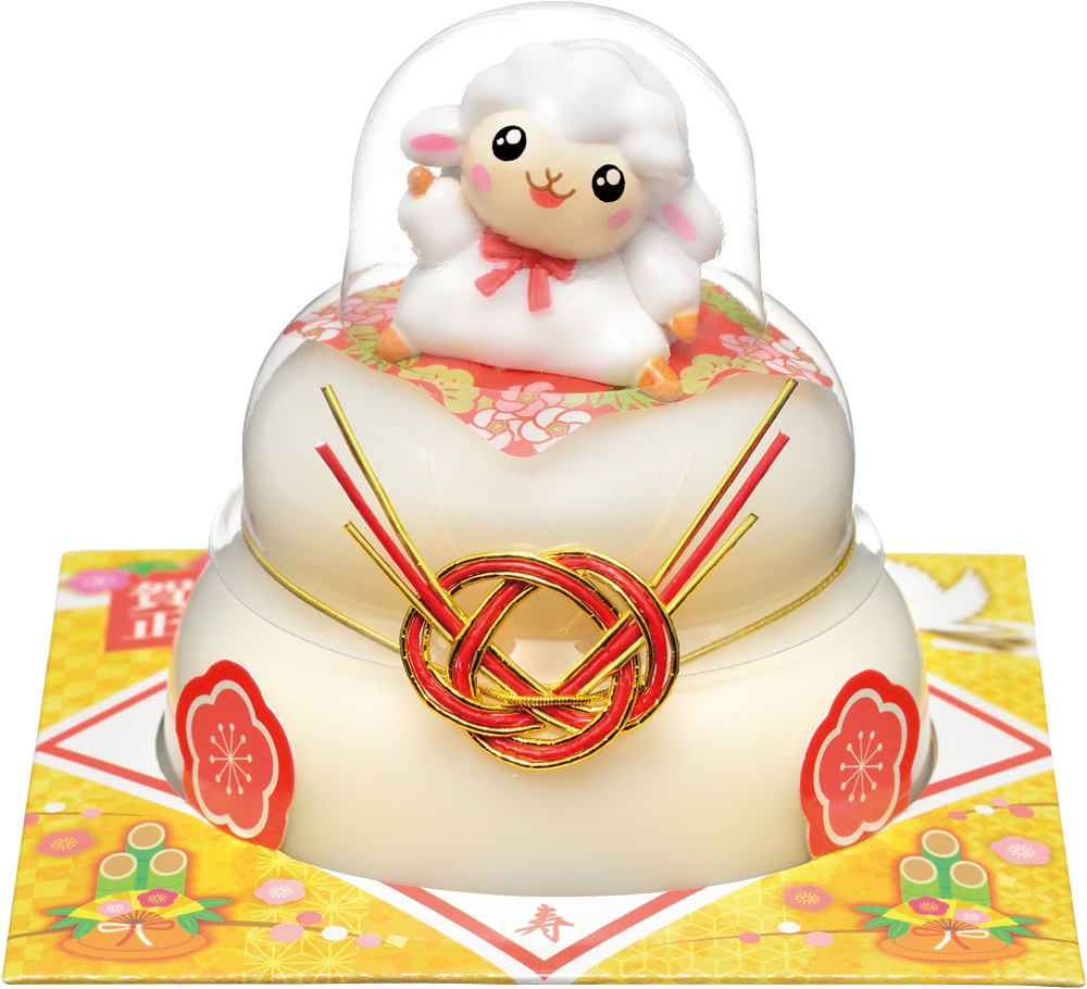 お鏡餅 福招き 干支160g