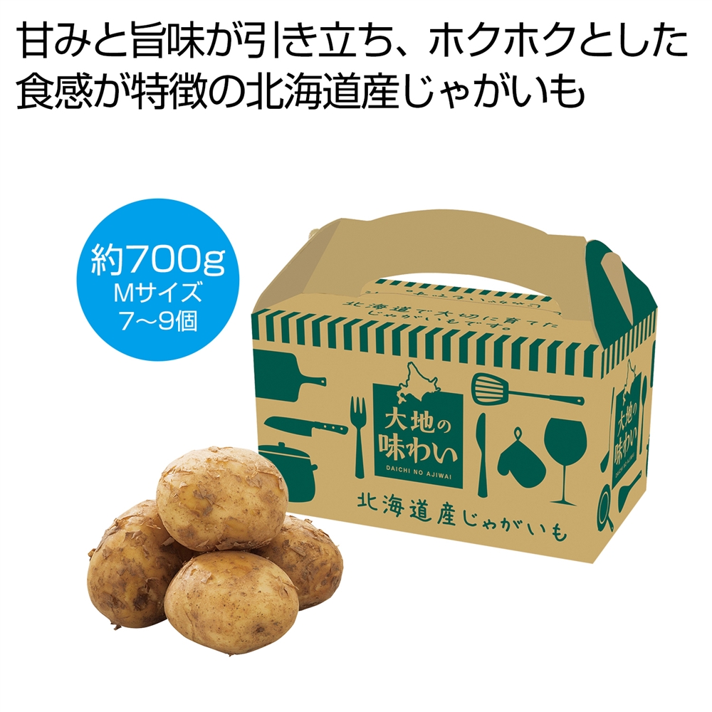 大地の味わい 北海道産じゃがいも700g