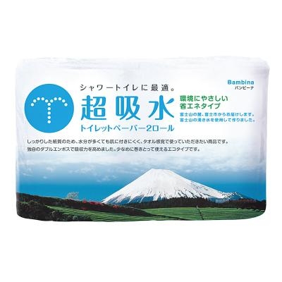 バンビーナ超吸水トイレットペーパー2ロールダブル(18m)