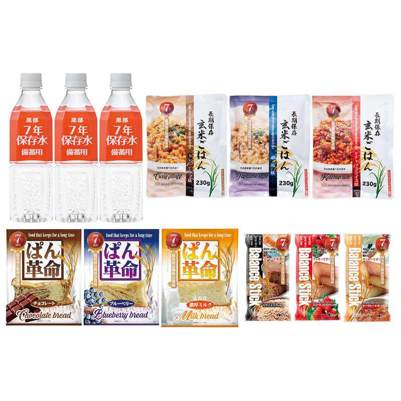 7年保存調理不要！３DAYs非常食セット